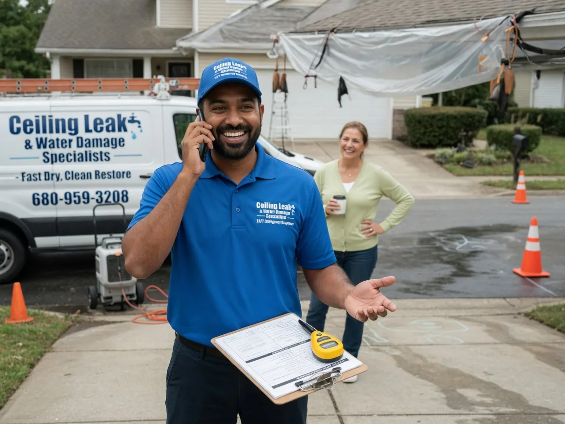 Ceiling Leak Cleanup Cunningham, KS FAQs